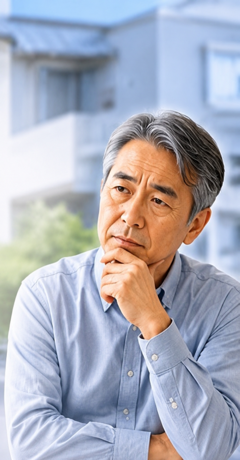 悩む男性