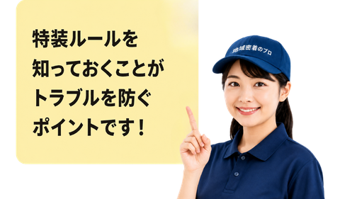 地域ルールのアドバイス