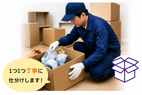 仕分け作業スタッフ