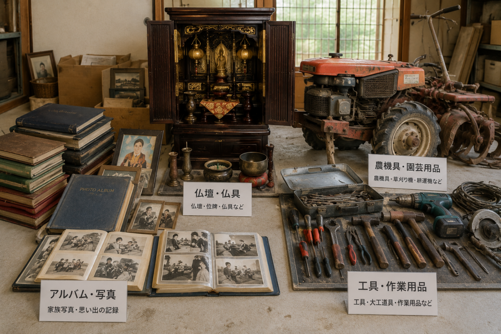 茂原市の遺品整理で見つかる仏壇やアルバムなどの遺品
