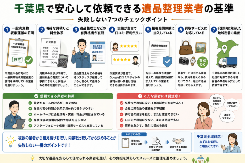 茂原市の遺品整理費用相場のイメージ