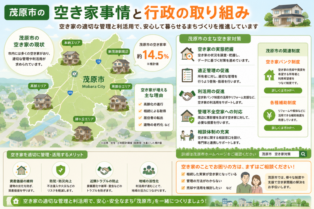茂原市の空き家事情と行政の取り組み